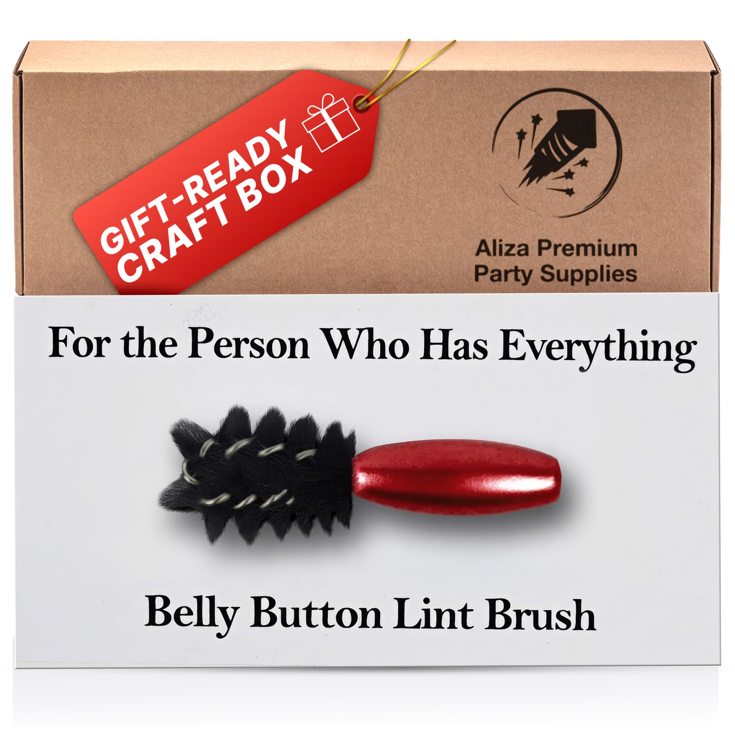 Funny Gifts for Men and Women by Aliza | Belly Button Cleaner – Excellent and Silly Gifts for Wife, Husband, Girlfriend, Boyfriend, Friends, Brother, Sister, Dad, Mom