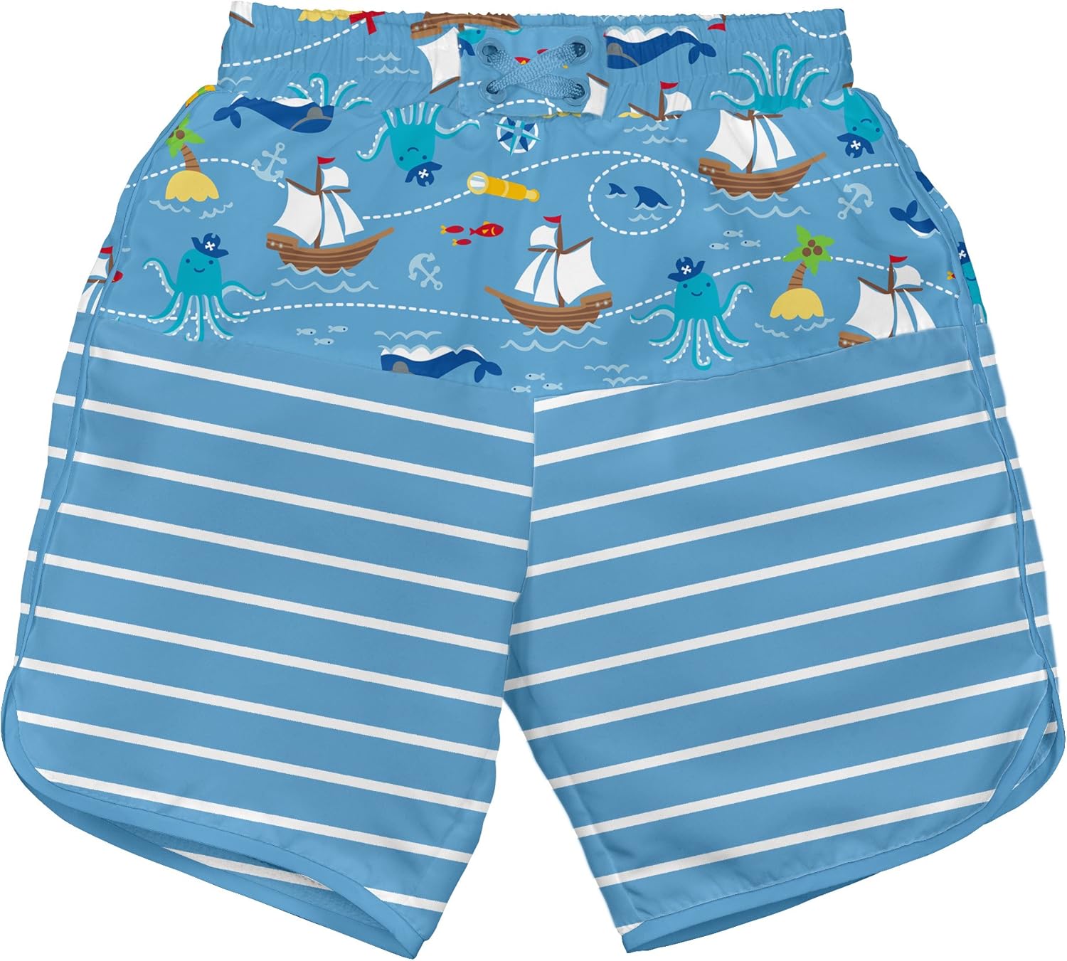 i play. by green sprouts Swim Trunks with Built-in Reusable Swim Diaper | Baby Boy Swimsuit | Lightweight, Patented Design