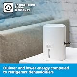 Black+Decker 900ml Portable Mini Dehumidifier White BXEH60001GB view 3