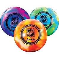 Franklin Sports NHL Street Hockey Balls - No Bounce Outdoor Street + Roller Hockey Balls - Official Size