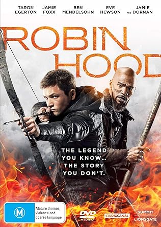 Amazon Com Robin Hood Dvd Region 4 Taron Egerton Jamie Foxx Ben Mendelsohn Eve Hewson Jamie Dornan Tim Minchin Otto Bathurst Movies Tv