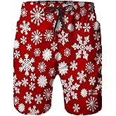 Jinlinhong Mens Swim Trunks with Mesh Lining,Quick Dry Beach Board Shorts Swimsuit Pants Swimwear Bathing Suits