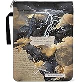 YAANUNULU Fourth Wings Dark Aesthetic Book Sleeve for Book Lovers, Bookish Group Club Book Cover Gifts for Librarian Women, Paperback Book Protector Book Cover Dragons Lovers Book Gifts 9x12 Inch
