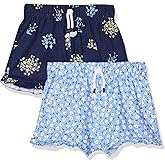 Gerber baby-girls unisex-baby 2-pack Pull-on Shorts