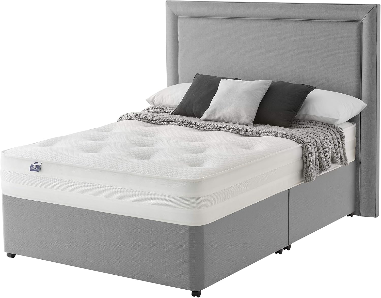 Silentnight 1400 Eco Comfort Mattress, White, Double (135 x 190 cm) - Image 4