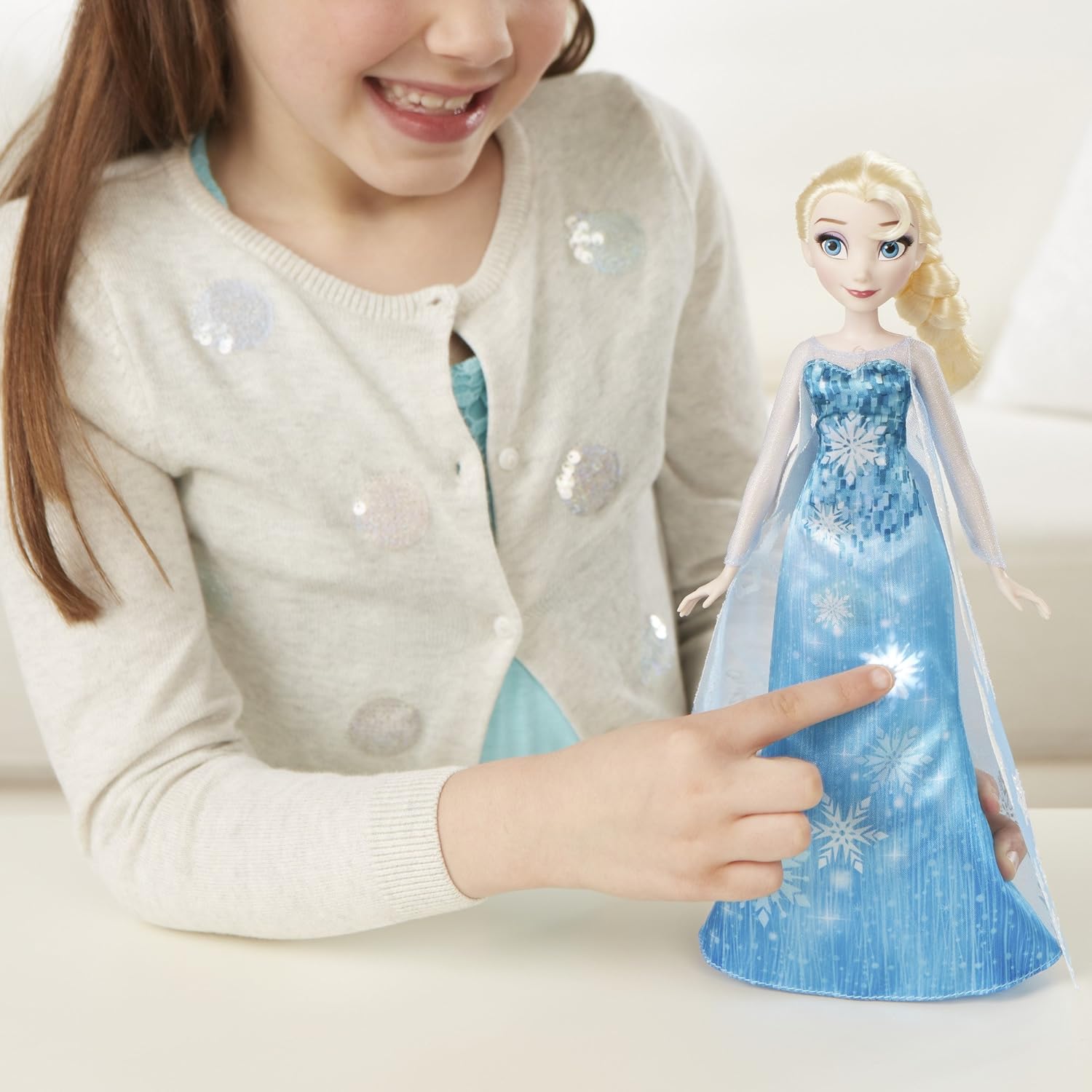 elsa piano doll