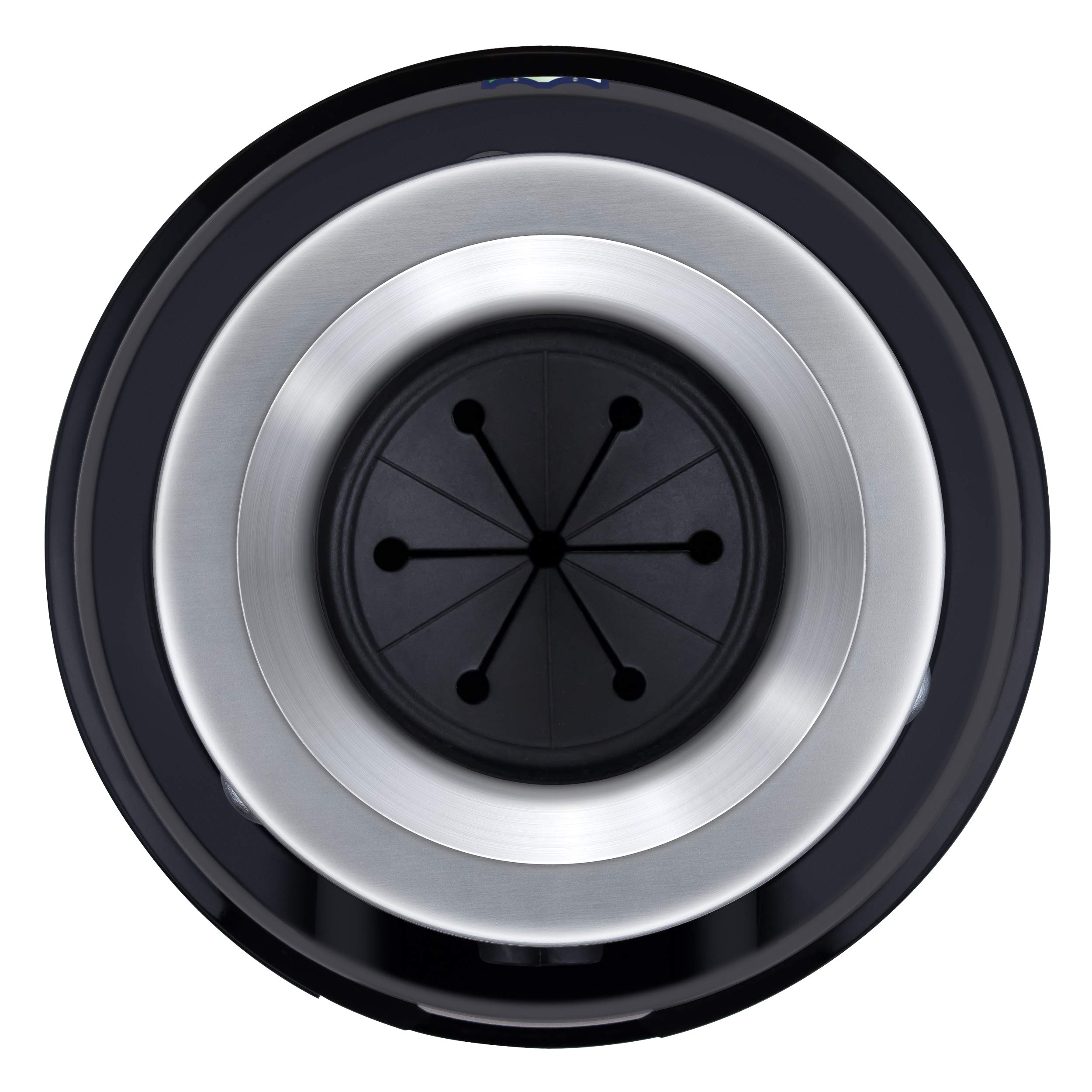 Eco Logic EL-9-DS-PC 9 Deluxe Designer Series Food Waste Disposer (3-Bolt) with Polished Chrome Sink Flange, 3/4 HP