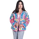 Suzani Jackets For women Cotton Handmade Indian Traditional Coat for her TNT Short Jackets Free Size