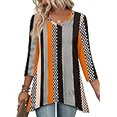 WIHOLL Business Casual Tops for Women Womens Spring Outfits 2025 Trendy Tunic Tops for Women Loose Fit Dressy M