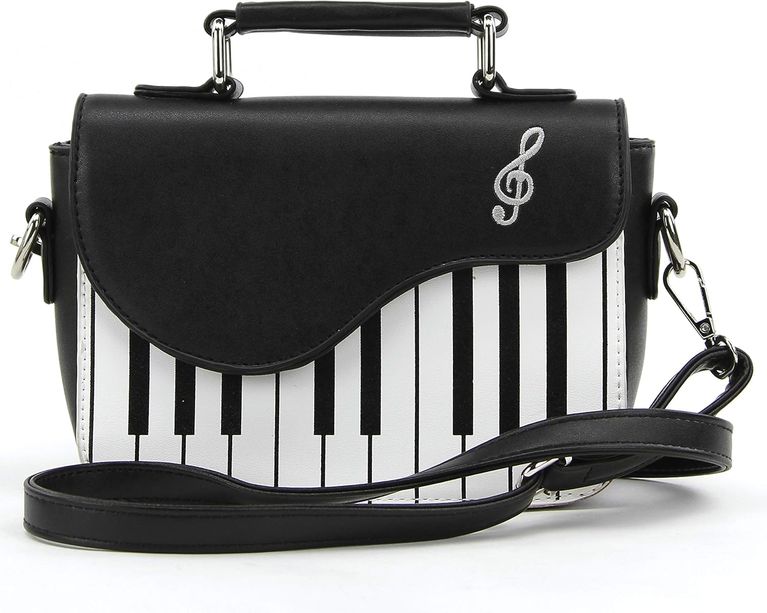 Vinyl satchel handbag Clearance