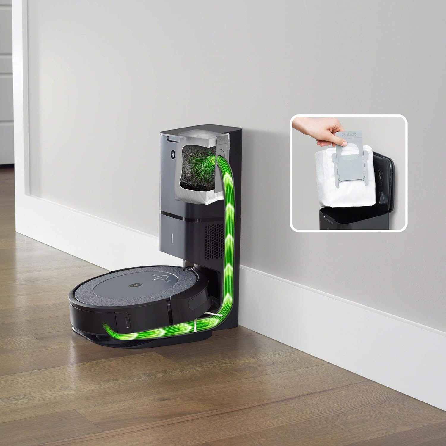 iRobot Roomba i3+ (3550) Robot Vacuum with Automatic Dirt Disposal Disposal - Empties Itself, Wi-Fi Connected Mapping, Works with Alexa, Ideal for Pet Hair, Carpets: Home & Kitchen