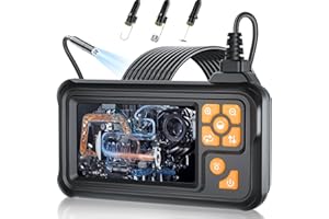 32.8FT Endoscope Camera with Light, 1080P HD Borescope Inspection with 8 LED Lights,IP67 Waterproof Sewer Tools Snake Camera 
