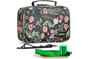 SafeDelux Smell Proof Bag, Smell Proof Bgas Set with Combination Lock Smoking Tobacco Pipe Stash Box with Rolling Tray Odorle