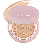 KLAVUU Actress Backstage Boosting Cushion Glow #19 Pale Ivory – Korean Cushion Foundation for Dry Skin, Long-Lasting Hydrating Coverage, Natural Dewy Glow, Smooth Glass Skin Effect, No Caking