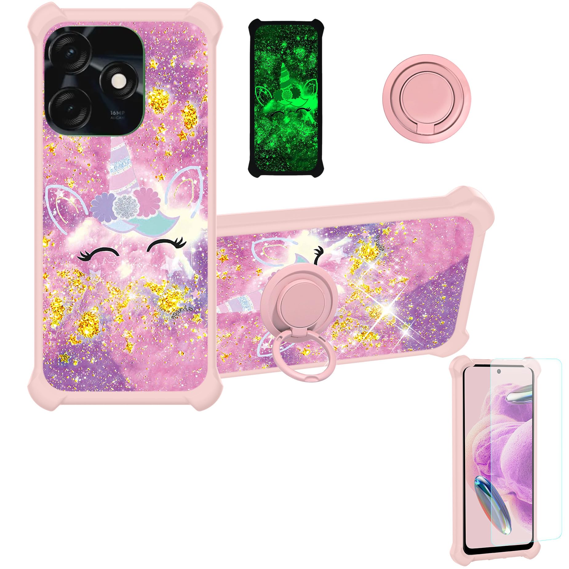 jioeuinly Case for Tecno Spark 10C Case Compatible