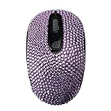 SA@ Purple Crystal Rhinestone 2.4Ghz Wireless