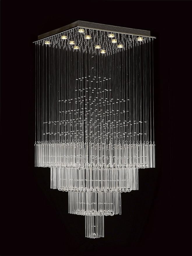 Modern Contemporary Chandelier "Rain Drop" Chandeliers Lighting! W 32