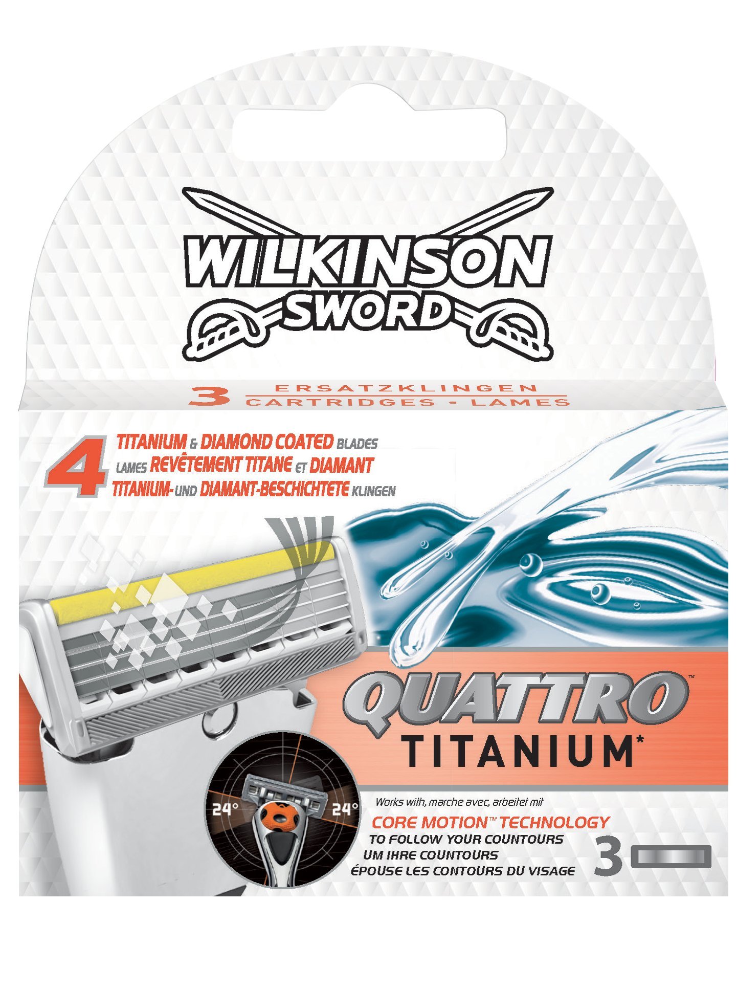 Wilkinson Quattro Core Motion Blades for Men