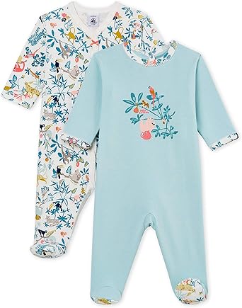 Petit Bateau Binette Sp Grenouillere Bebe Fille Lot De 2 Amazon Fr Vetements Et Accessoires