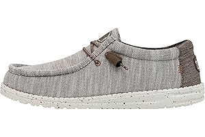 HEYDUDE Hey Dude Men's Wally Stretch | Men's Loafers | Comfortable & Light-Weight