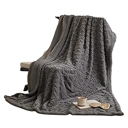PU MEI Sherpa Throw Blanket for Couch Sofa