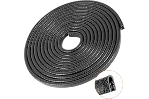 Colisal Car Door Edge Guards 32Ft(10M) Car Door Edge Protector Black U Shape Edge Trim Fit for Most Car