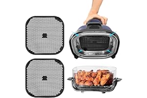 2 Pcs Ninja Air Fryer Splatter Screen, Silicone Combi Accessories For Ninja Crispi Fn101, Reusable Air Fryer Replacement Part