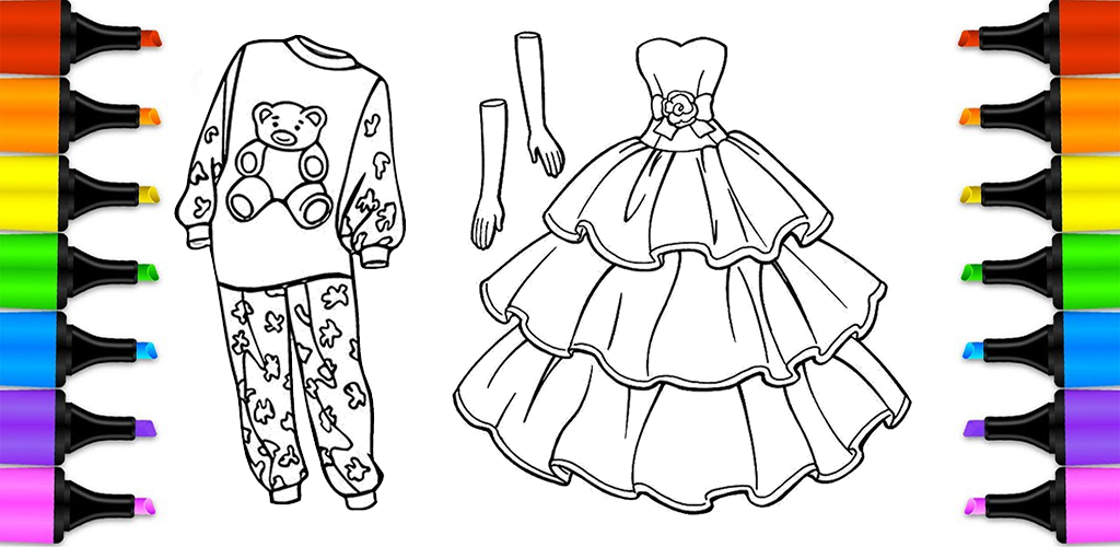 Amazon.com: Dresses Fashion Coloring Book: Appstore for Android