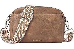 WESTBRONCO Small Crossbody Bags for Women, Shoulder Handbags, Satchel Purse with Adjustable Strap
