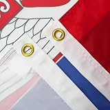 AZ FLAG Serbia Flag 2x3 ft 100D Polyester with Two Brass Grommets view 2
