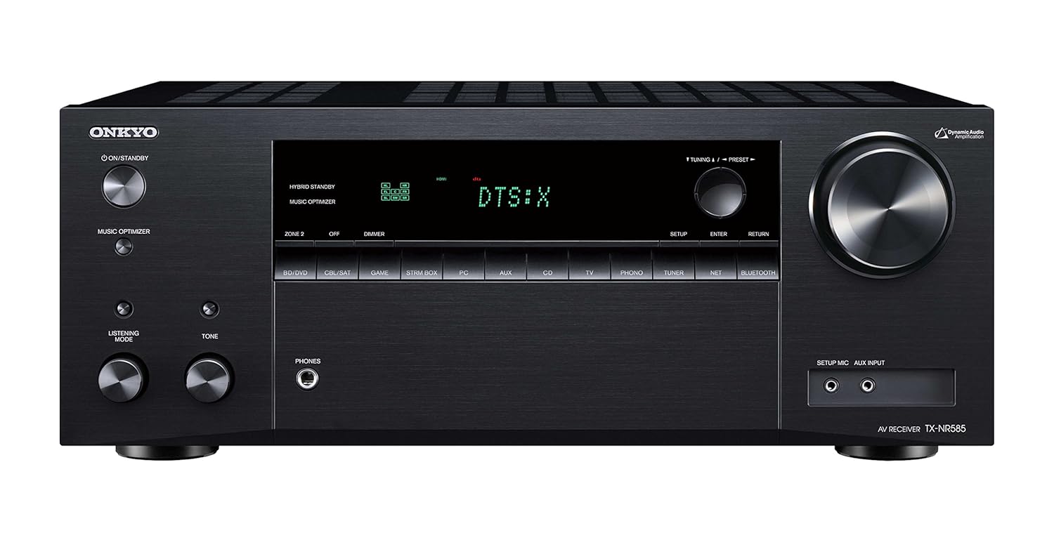 Onkyo TX-NR585 7.2 Channel Network A/V Receiver Black