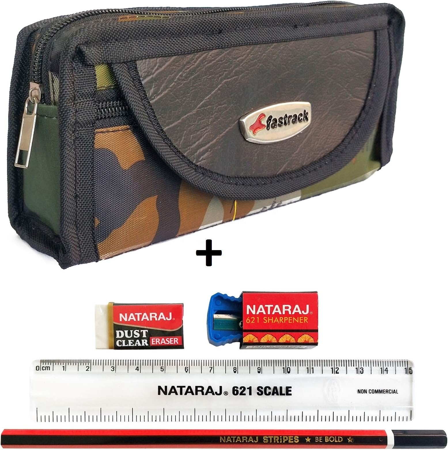Shifaa Enterprise Pencil Pouches for Girls & Boys for School | Cartoon Printed Pencil Boxes for Girls & Boys | Stylish Pencil Case Pouch for Kids | Multipurpose Carrier for School (Black)