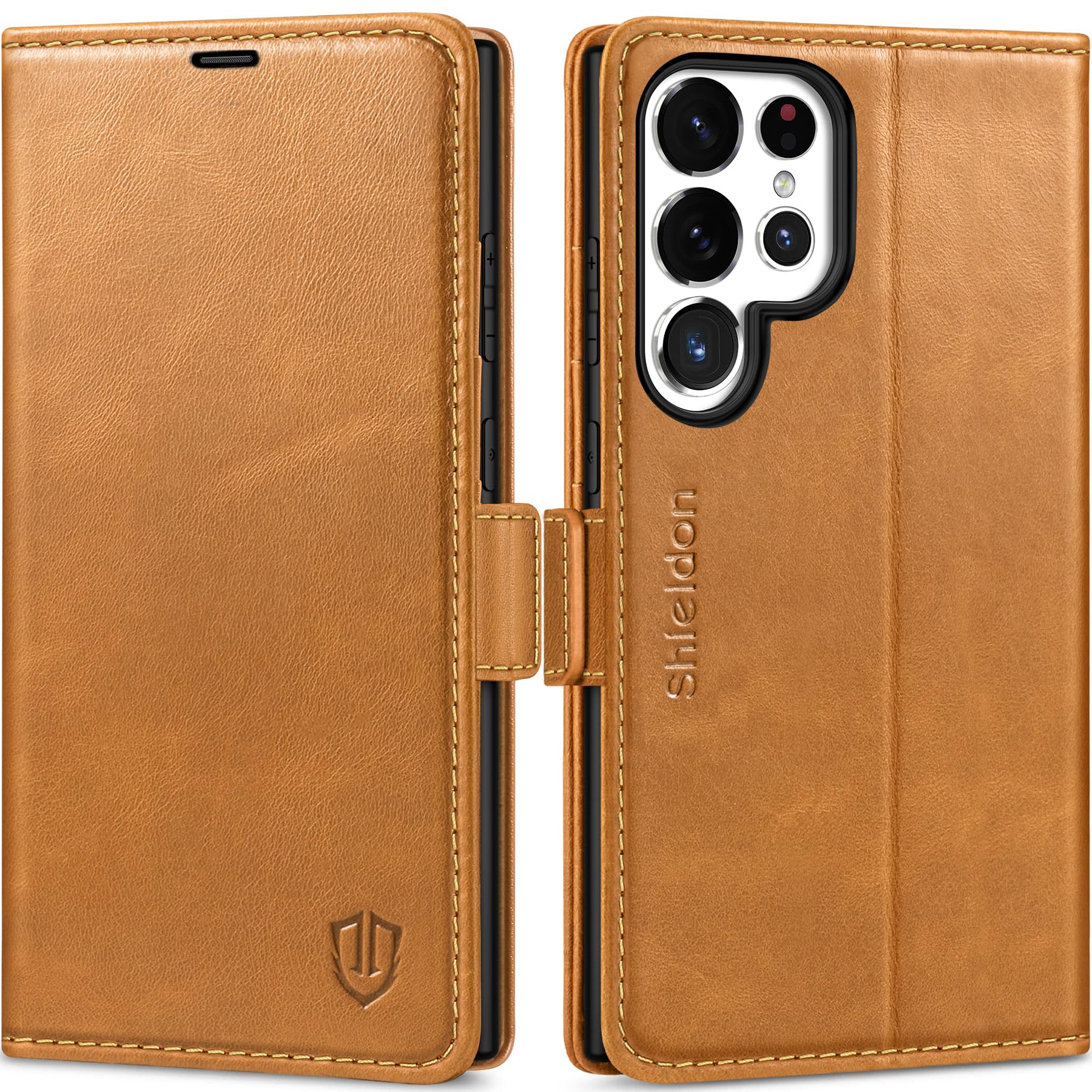 SHIELDON Wallet Case for Galaxy S25 Ultra