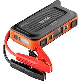 NEBO 1500A Car Battery Jump Starter, USB Power Bank &amp; Emergency Floodlight | 12V Portable Car Jump Starter, 30 Jumps/Charge, Spark-Proof Safety, USB Power Bank - Charges 3 Devices, Emergency LED Light
