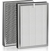 25 Replacement Filter for 25 Air Purifier S1/W1/B1, 3-in-1 True HEPA Activated Carbon Filter