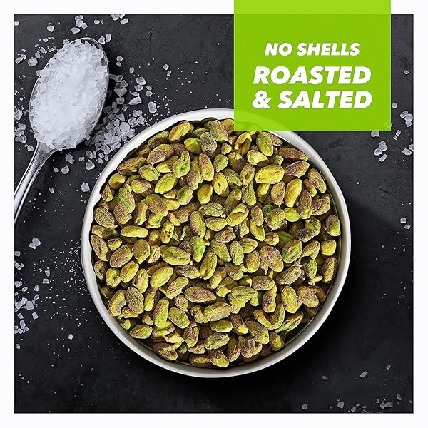 WONDERFUL PISTACHIOS NO SHELLS, ROASTED & SALTED NUTS, 0.75 OUNCE BAG (PACK OF 9), PROTEIN SNACKS, GLUTEN FREE, ON-THE-GO, INDIVIDUALLY WRAPPED SNACKS