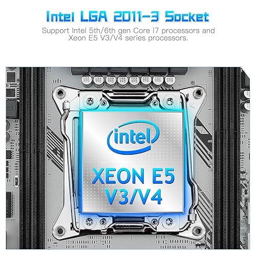 MACHINIST X99 LGA 2011-V3 Motherboard, Intel 5th/6th Gen Computer