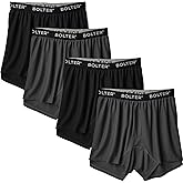 Bolter Men's 4 Pack Performance Boxers Shorts