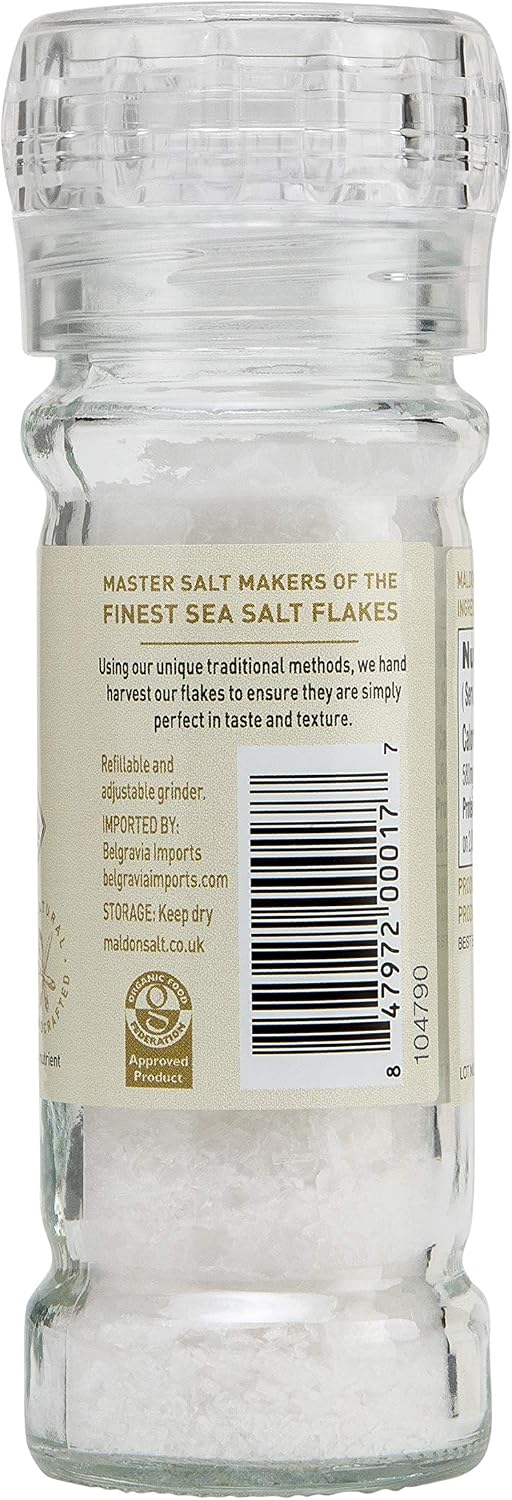Maldon Crushed Sea Salt Flakes Grinder, 55g, 55 g (Pack of 1) - Image 3