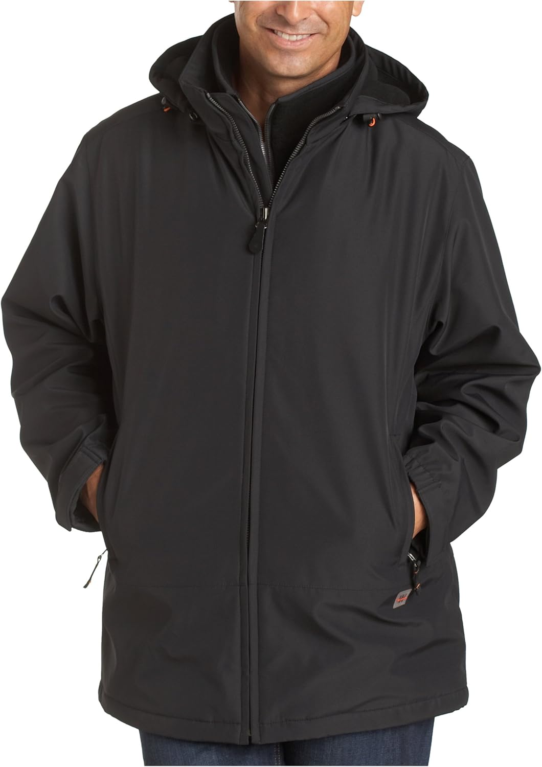 Weatherproof Men's Outerwear UltraTech Hooded Bib Front