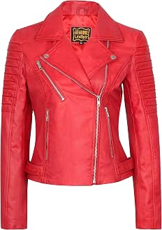 SKYLINEWEARS Women Lambskin Leather 