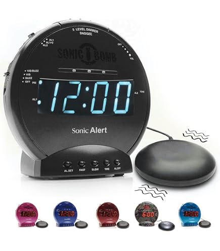 Bellman & Symfon Visit Digital Flash Receiver with Built-in Alarm Clock and Bedshaker | Canadian Hearing Services