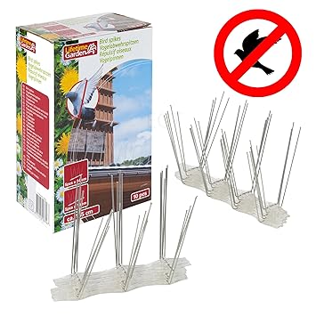 165cm Bird Wall Steel Spikes Amazon Co Uk Garden Outdoors