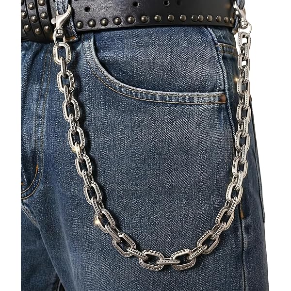 ZEKEE Wallet Chain Pants Chain Hip Hop Punk Jeans Chain Key Chain