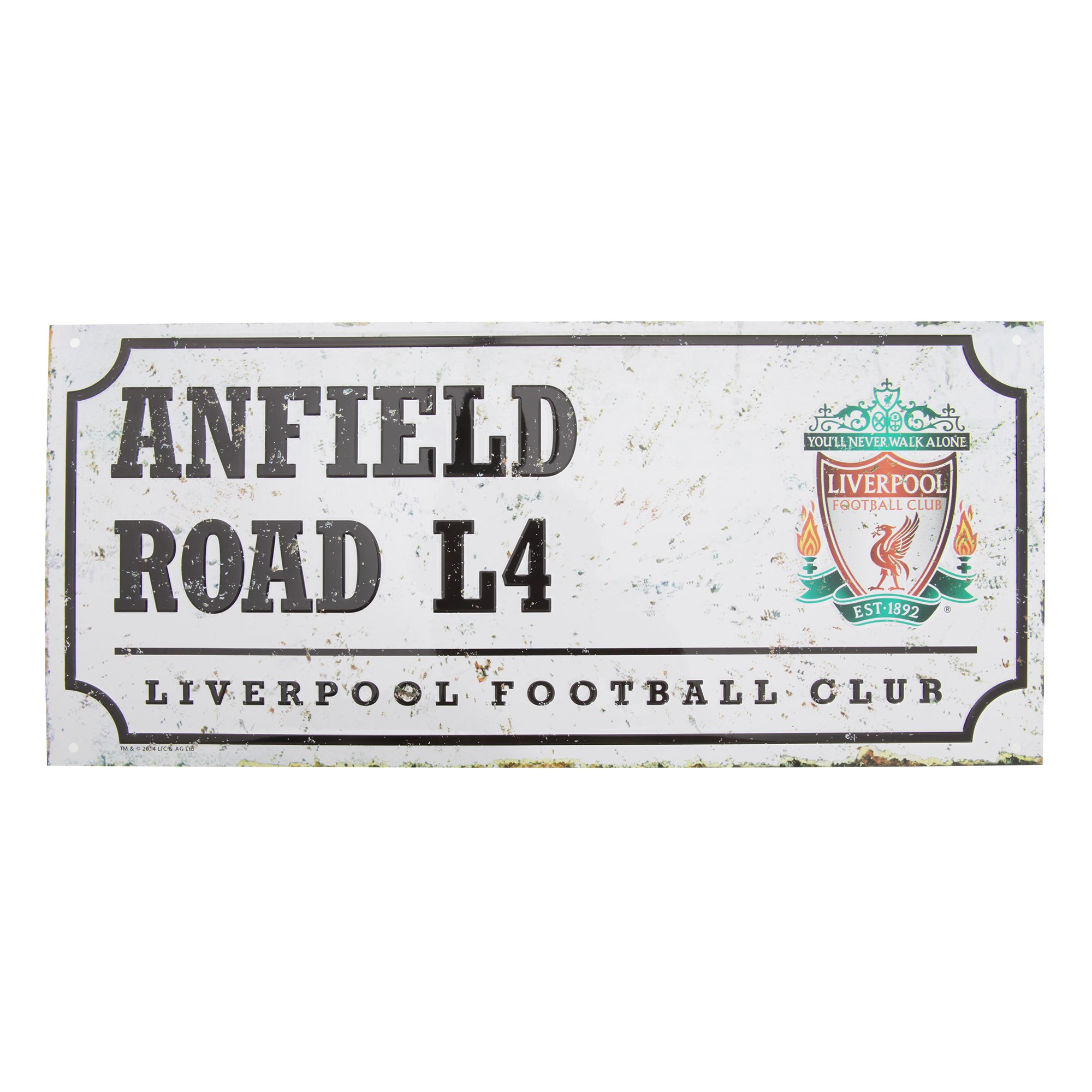 Liverpool F.C. Retro Street Sign