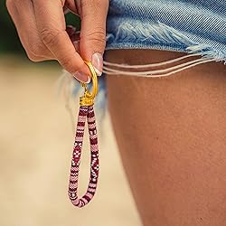 Made by Nami Boho Keychain with Gold Keyring for