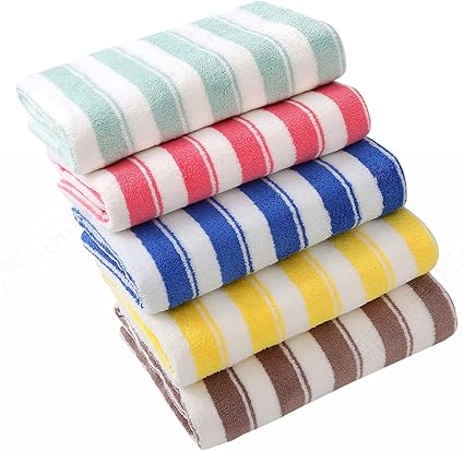 Amazon Amazon限定ブランド Oseamaid バスタオル 大判 5色5枚セット マイクロファイバー 吸水速乾抗菌防臭 タオル約60 1cm 新品 フェイスタオル ホーム キッチン オンライン通販