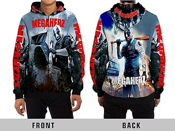 Demonic Megaherz ドイツ工業用メタルロックバンド 全体に昇華プリント Xxx Large Demonic スポーツ アウトドア Amazon