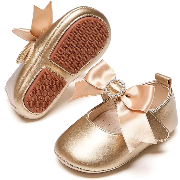 Baby Shoes Kiderence Girls Flat Mary Jane Shoes School Party Dress