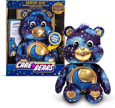 Basic Fun Care Bears Bedtime Bear Collectors Edition 35cm Plush Light-Up Belly